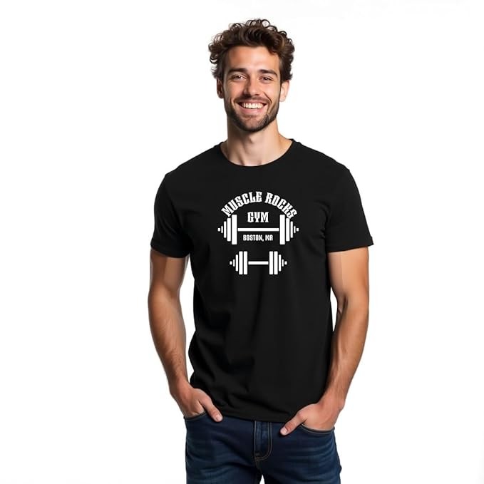 Black Round Neck T-Shirt