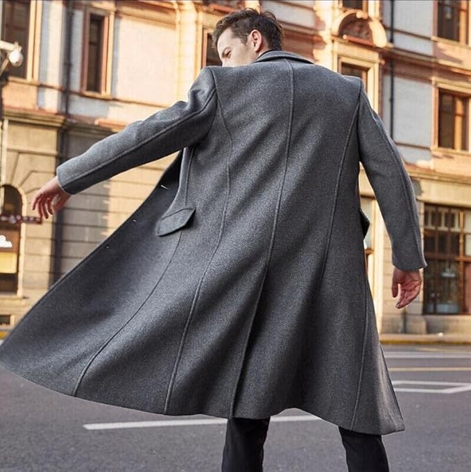 Men's Wool Blend Coat Winter Jacket