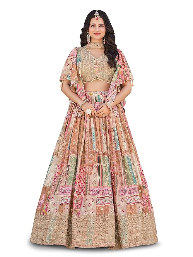 Silk Lehenga Choli With Dupatta
