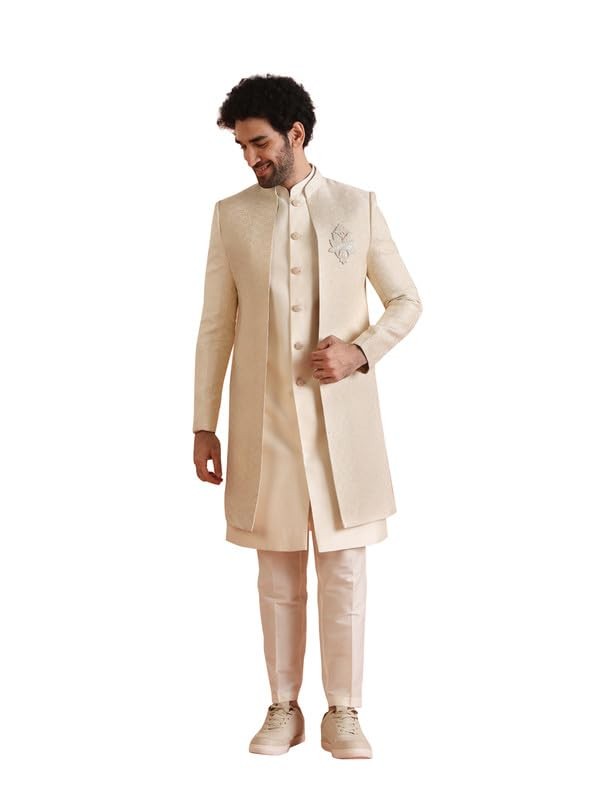 Mens Jacket Sherwani Trouser Set