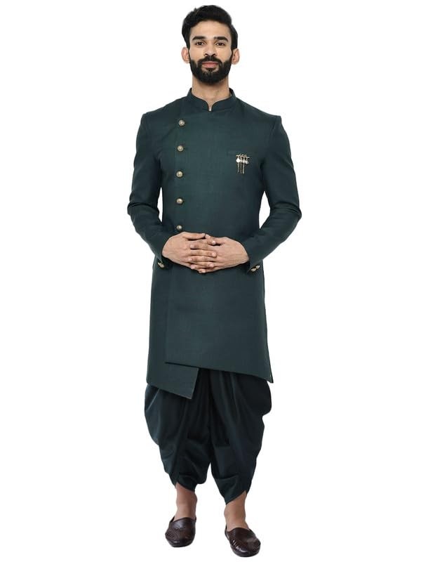 Men's Indo-Western Sherwani Dhoti Set