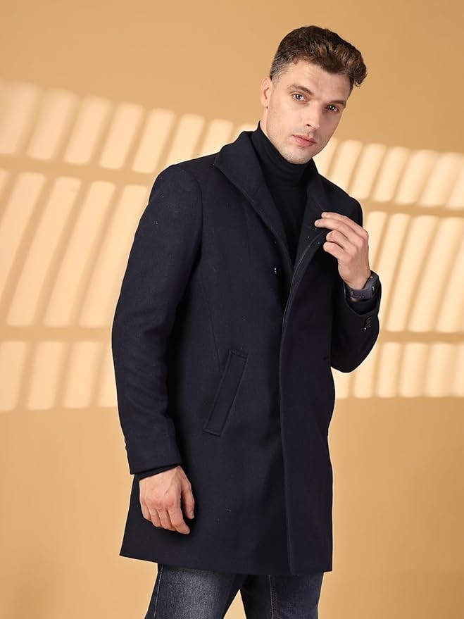 Men Trench Long Coat