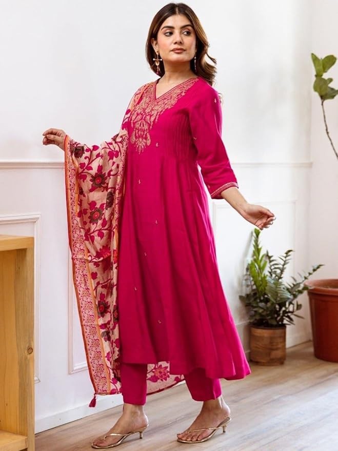 Kurta and Pant Set with Dupataa