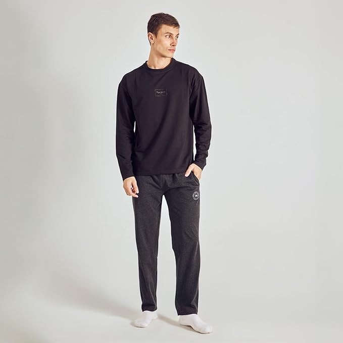 Men's Regular Fit Mid Rise Track Pant