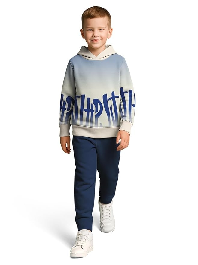 Sweatshirt and Trackpant Clothing Set for Boys